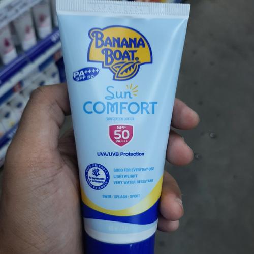 banana boat sun comfort 50