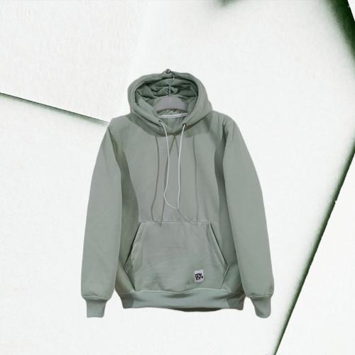 Jual sweater hoodie polos pria tebal cotton fleece gramasi 280 by triton trt001, all size