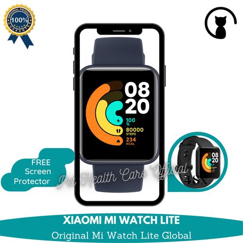 Promo XIAOMI MI WATCH LITE smartwatch global original - Hitam - Jakarta  Pusat - Pet Health Care Official | Tokopedia
