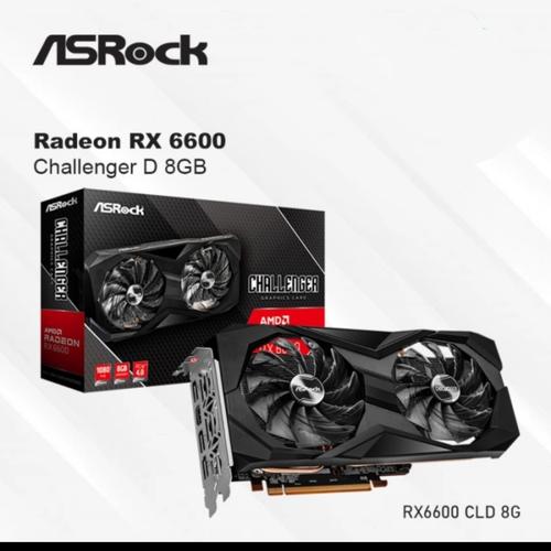 新品開封済】グラボ Radeon RX 6600 Challenger D 8GB