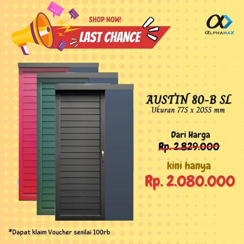 Jual ALPHAMAX Austin Door 80 Sliding Pintu Aluminium Geser 77,5 x 205