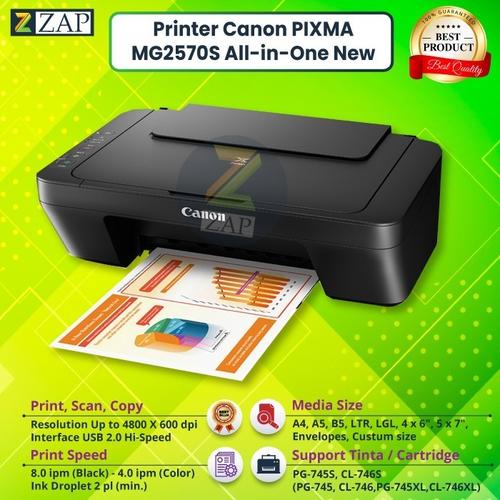 Jual CANON PIXMA MG2577S 2570s Print Scan Copy A4 Cartridge Tinta 745s