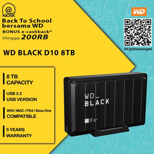 External Hdd Wd Black D10 Game Drive Wd Black 8tb D10 Promo