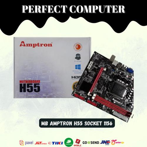 Jual PAKETAN INTEL 1156 MOTHERBOARD AMPTRON H55 I5 650 FAN TRAY - Main Image