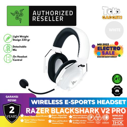 Promo Razer BlackShark V2 Pro – WHITE 