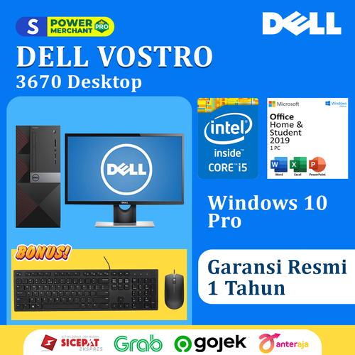 Gambar PC DELL Vostro 3670 i5-9400 4GB 1TB Win10 PRO Garansi 3 Tahun - Bundle Monitor dari Shopit Official Jakarta Pusat Tokopedia