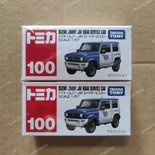 Jual TOMICA REGULER #100 1/57 SUZUKI JIMNY JAF ROAD SERVICE CAR - Kota