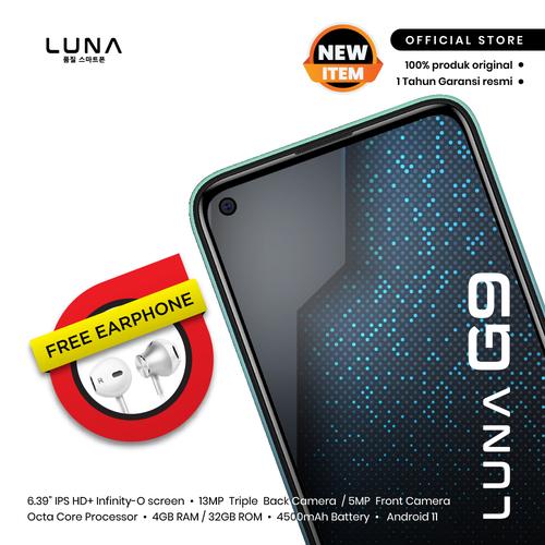 Gambar Luna G9 4/32 GB 6.39" Punch hole display Garansi resmi - Hitam dari LUNA OFFICIAL STORE Jakarta Utara Tokopedia