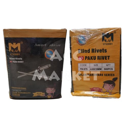 Jual Paku Rivet 675 4.8 x 19 Mm 1 Kotak 500 Pcs Ripet - Kab. Bekasi ...