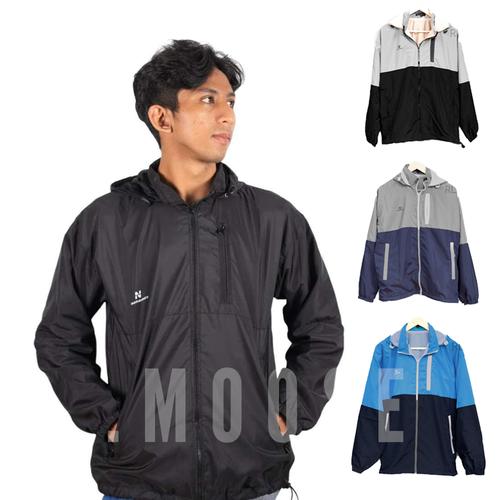 Jaket Windbreaker Olahraga Wanita Pria 