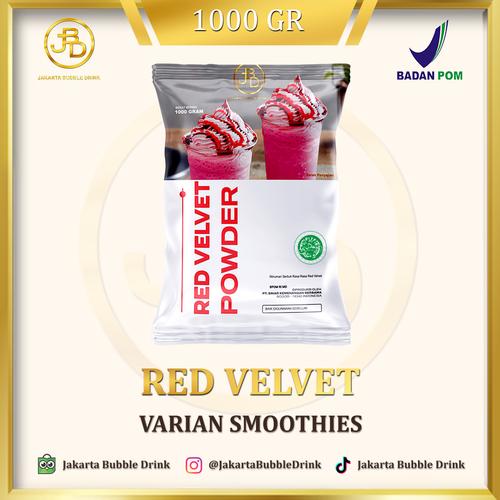 Jual Bubuk Minuman Premium Red Velvet Jakarta Bubble Drink 1 kg