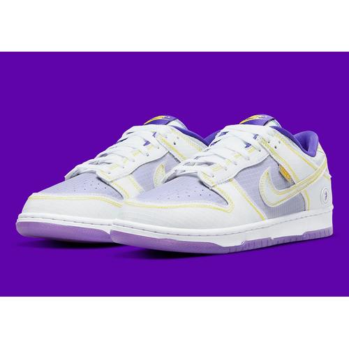 purple white dunk low