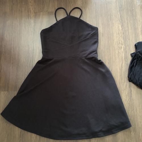 a line black dress
