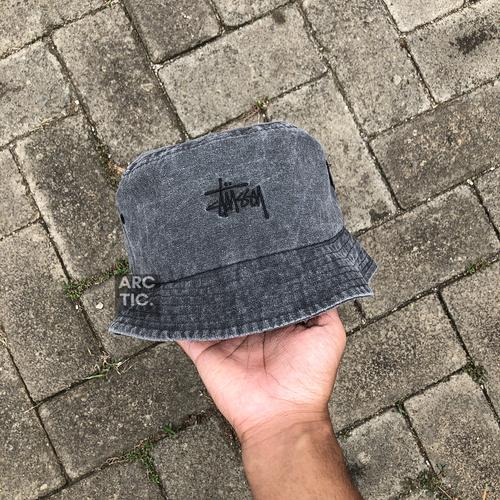 Jual STUSSY SMOOTH ENZYME BUCKET HAT 