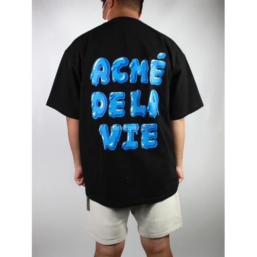 Jual ADLV Ice Cream Logo Blue Black Tee 