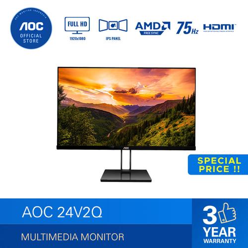 Promo AOC 24V2Q Low Blue Mode LED 