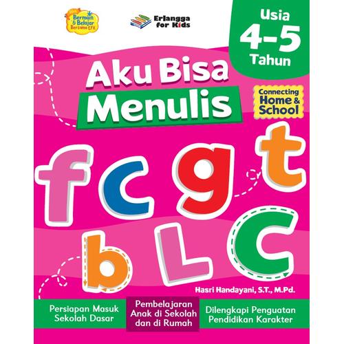 Gambar AKU BISA MENULIS 4-5TH dari Penerbit Erlangga Jakarta Timur Tokopedia
