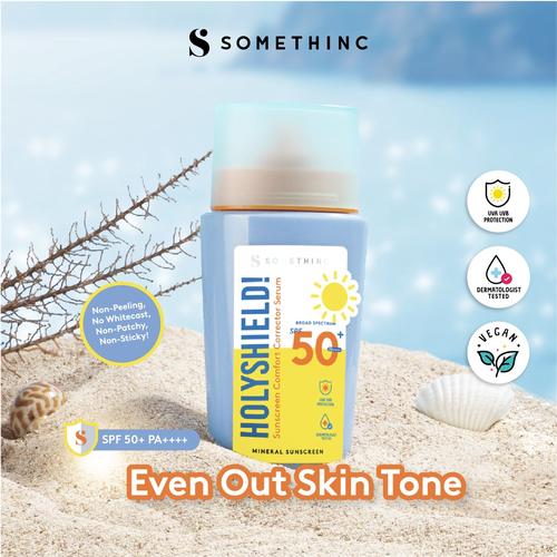 Gambar SOMETHINC HOLYSHIELD SUNSCREEN COMFORT CORRECTOR SERUM SPF 50+ PA++++ dari VitaminDiskon Official Jakarta Utara Tokopedia