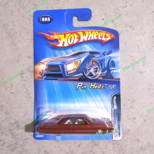 Hot Wheels 2005 PIN HEDZ 1964 CHEVY IMPALA Lowrider 3/5 Mattel NEW IN