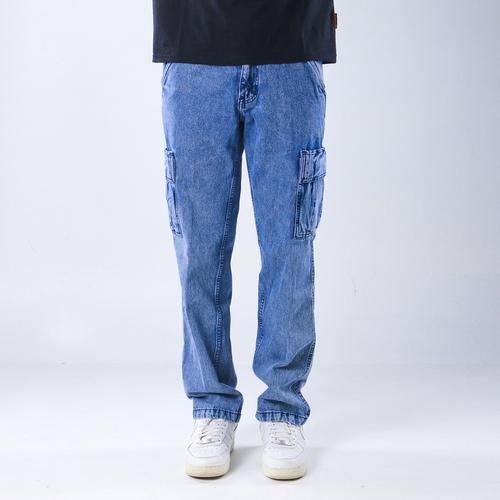 cargo denim jeans