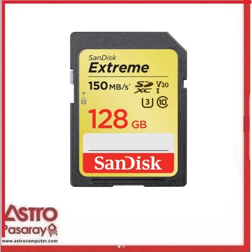 Gambar SANDISK EXTREME SDCARD 128GB 150MB/S dari astropasaraya Kota Depok Tokopedia