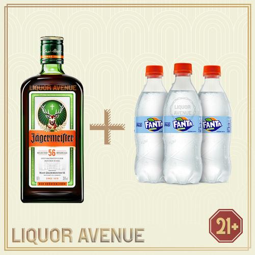Jual Jagermeister Liqueur 700ml + 3 Can Soda Water Jakarta Utara