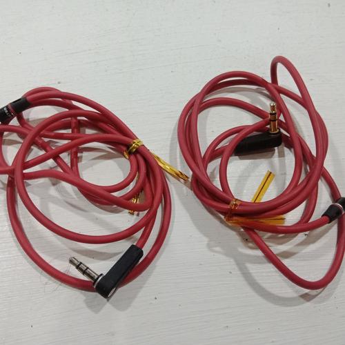 Jual kabel audio beats 2 pcs. merah - Kota Batam - jodytoys | Tokopedia