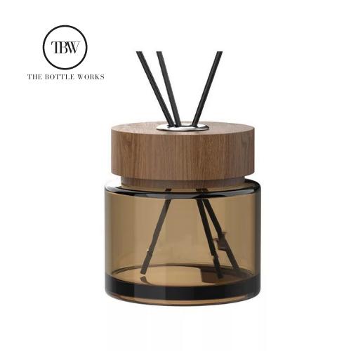 Kayu Reed Diffuser Jual TBW Reed Diffuser Glass Pine Wooden Cap / Botol Kaca Difuser Kayu ...