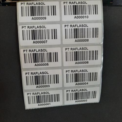 Jual Cetak Label Barcode Semicoated 40x20 Serial Number - Kota Bekasi ...