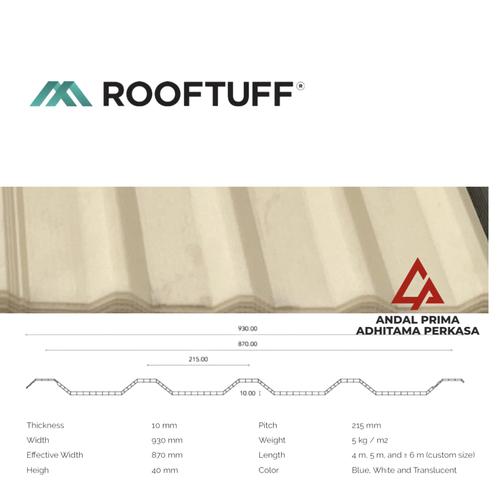 Atap Translucent Jual Atap Rooftuff Translucent UPVC 870 - 1 Meter - Kota Tangerang ...