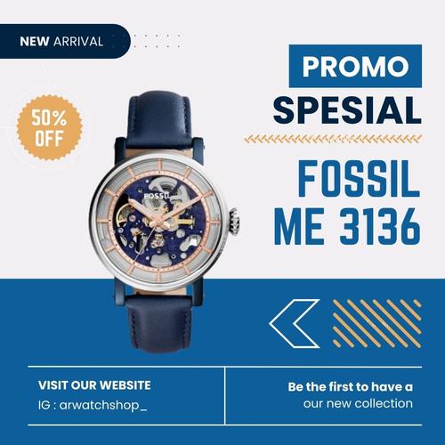 Promo JAM TANGAN FOSSIL ME 3136 