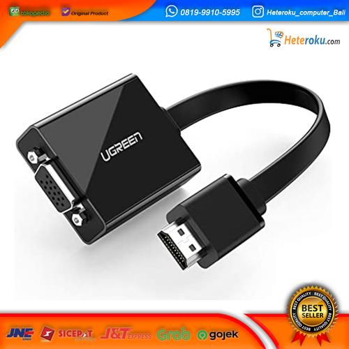 Jual UGREEN 40248 HDMI to VGA Converter with Audio 25cm Adapter