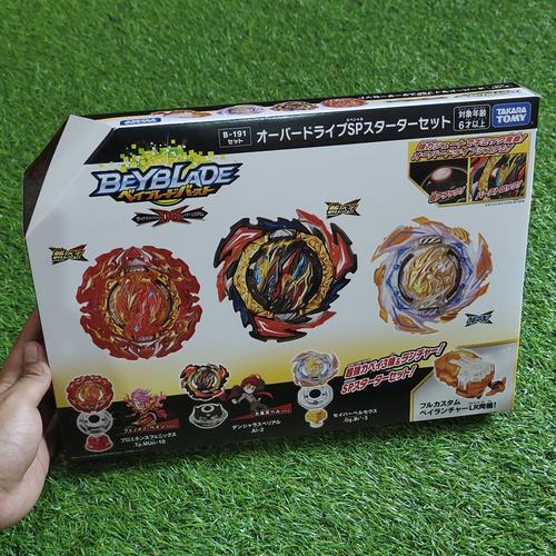 Promo Beyblade Burst DB Overdrive Set Belial Phoenix Perseus Lcr Takara
