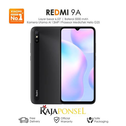 Gambar Xiaomi Redmi 9A 2/32 Baterai 5000mAh Garansi Resmi - Granite Gray dari Rajaponsel Official Kota Bandung Tokopedia