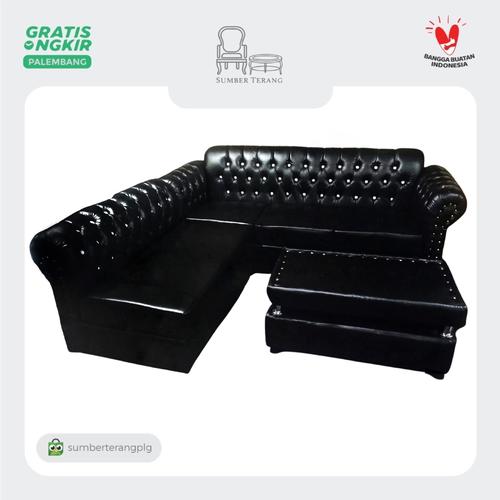 Jual Sofa L Kancing 1000 Sofa Sudut Minimalis Kursi Tamu L Sofa Kantor