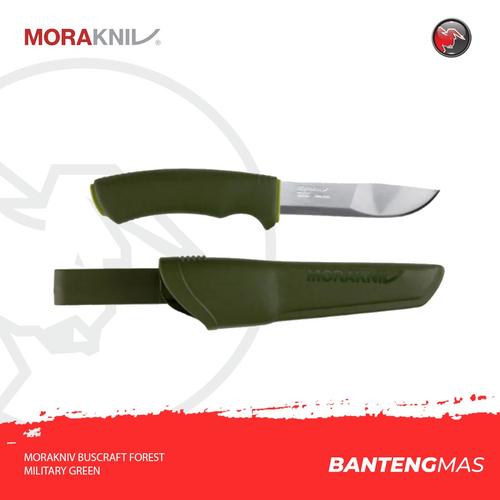 Gambar Morakniv Buscraft Forest Military Green (Pisau Stailess Steel) - 12493 dari Banteng Mas Jakarta Pusat Tokopedia