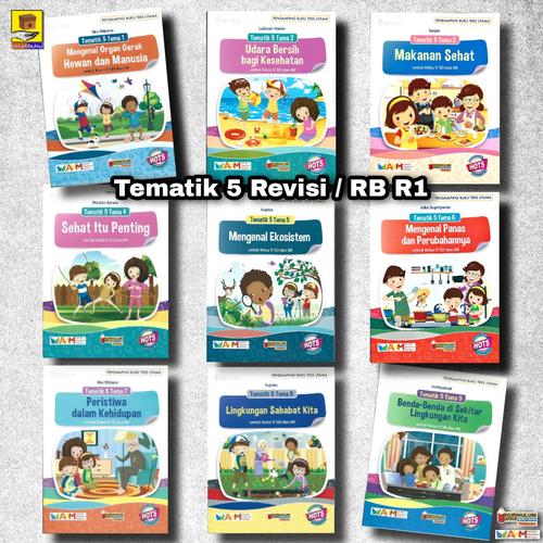 Jual BUKU TEMATIK SD KELAS 5 TEMA 1 2 3 4 5 6 7 8 9 HOTS PLATINUM SD ...