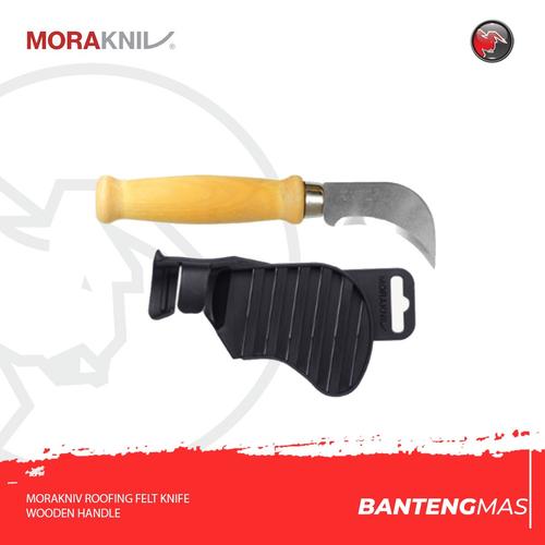 Gambar Morakniv Roofing Felt Knife Wooden Handle (Pisau Stainless Steel) dari Banteng Mas Jakarta Pusat Tokopedia