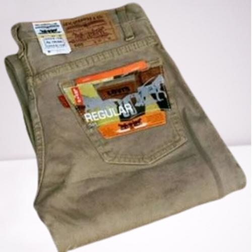 CELANA PANJANG JEANS REGULAR KHAKI - 34 