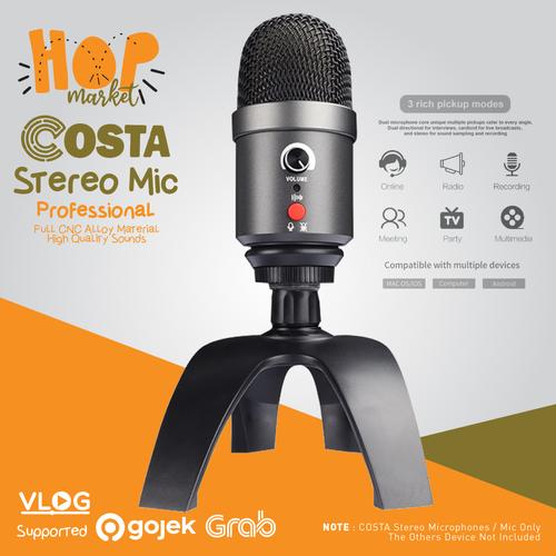 Jual COSTA CM-S10 Mic Condenser RGB 
