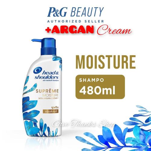 Jual Head & Shoulders Shampoo Supreme Moisture 480 Ml Argan Krim - Jakarta  Timur - Give Thanks 4 U | Tokopedia
