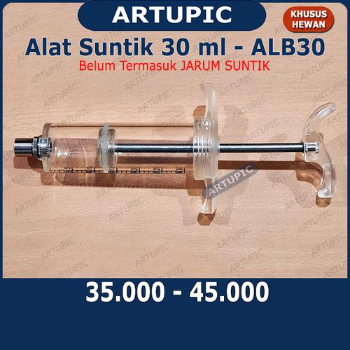 Gambar Alat Suntik 30 ml ALB30 Spuit Mika Syringe Hewan Besar Sapi Babi Domba dari ArtupicPeralatanPeternak Kota Tangerang Selatan Tokopedia