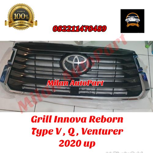 Jual Grill bumper depan Innova Reborn 2020 2021 up tipe type V Q ...