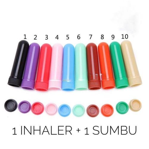 Jual Inhaler Kosong Wadah Inhaler Nasal Tube Tempat Obat Hirup Warna ...