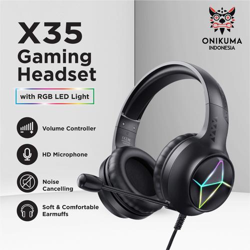 Promo HEADSET GAMING ONIKUMA X 35 RGB 