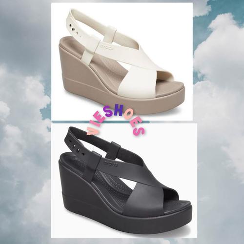 Jual Crocs Brooklyn High Wedges Sandal 
