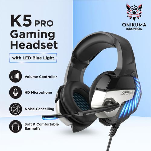 Promo HEADSET GAMING ONIKUMA K5 PRO 