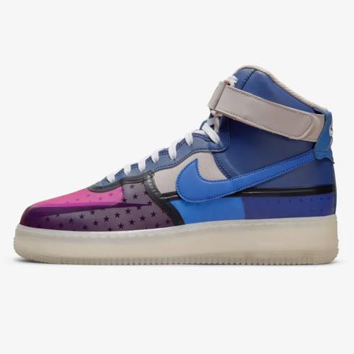 Jual NIKE AIR FORCE HIGH '07 PRM THUNDER BLUE MYSTIC NAVY
