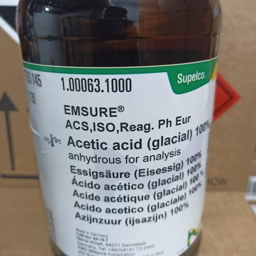 Jual Acetic (glacial) 100 GR 1 L (AR) MERCK 1.00063.1000 Kab. Bekasi