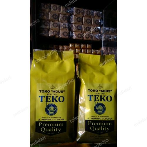 Jual Kopi Bubuk Robusta 250gr Kopi Premium Cap Teko Toko Agus Kopi